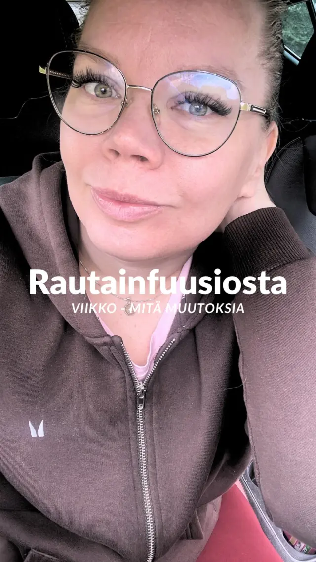 Rautainfuusiosta on aikaa nyt reilu viikko. Mitä muutoksia olen huomannut voinnissa? 🤔

NO EN MITÄÄN! Tiedän, että viikko on lyhyt aika, joten odotellaan edelleen ☺️

#rautainfuusio #ferritiini #raudanpuute #raudanpuuteanemia