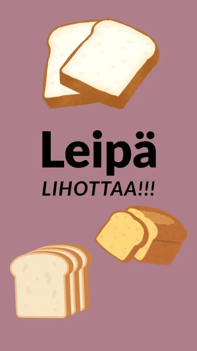 LEIPÄ LIHOTTAA!!
Jos sä uskot näin, mulla on sulle yksi kysymys.

Jos sun elämäntapamuutos vaatii leivästä luopumista… aiotko oikeasti olla loppuelämäsi syömättä leipää?

Yksittäinen ruoka ei ratkaise sun hyvinvointia. Mutta jatkuva pelko siitä, mitä saat ja et saa syödä, voi tehdä siitä aika vaikeaa.

RUOAN EI KUULU PELOTTAA.

Kommentoi alle, mistä ruoista sun on käsketty / neuvottu luopumaan jos haluaa pudottaa painoa? 🤔

#hyvinvointi #ruoka #elämäntapamuutos