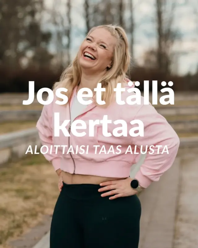 Mä en halua antaa sulle taas yhtä suunnitelmaa, jota sun pitäis noudattaa täydellisesti! Mä haluan auttaa sua rakentamaan tavan huolehtia itsestäsi silloinkin, kun elämä on kiireistä, väsyttää tai kaikki ei mene suunnitelmien mukaan 🫣

Tämän takia mun 1:1 valmennuksessa ei keskitytä pelkästään treeniin ja syömiseen. 

Me seurataan sun etenemistä, muokataan suunnitelmaa matkan varrella ja pysähdytään niiden ajatusten ja toimintamallien äärelle, jotka voivat tehdä muutoksesta vaikeaa. Tarkoitus on, että opit tuntemaan itsesi ja tapasi sekä rakentamaan hyvinvointia, jota pystyt jatkamaan tavallisessa arjessa. 

🩷 KAMPANJA🩷
5 valmennuspaikkaa hintaan 135€/kk (norm. 159€/kk). Valmennuksen minimikesto 4kk (myös pidemmät valmennukset onnistuu, niistä -15%)

Laita dm VALMENNUS ja jutellaan sun tilanteesta rauhassa lisää. Viestin laittaminen ei sido sua yhtään mihinkään. Se voi olla ensimmäinen askel kohti jaksavampaa arkea 🩷

#valmennus #elämäntapamuutos #hyvinvointi